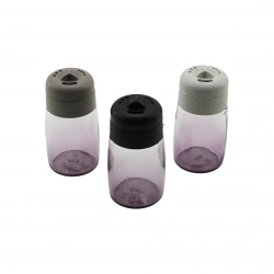QLUX C-00271 ( STAR OVAL ) ( RENKLİ CAM ) TUZLUK & BAHARATLIK ( 100CC ) ( RENKLİ PLASTİK KAPAK= 3 SİTİL DÖKÜM ) *30=K