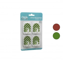 QLUX L-00609 ( 4PCS ) ( KUBBE ) ( PANO ) PLASTİK ASKI ( YAPIŞKANLI MONTAJ )*50