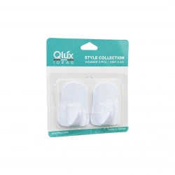QLUX L-00735 ( 2PCS ) OPAK BEYAZ PLASTİK ASKI*48