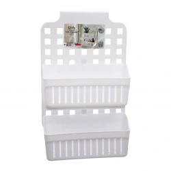 QLUX L-00778 TWİN 2 SEPETLİ ASKILI KADEMELİ ORGANİZER*16=K