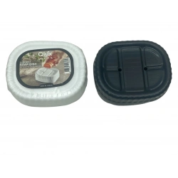 QLUX L-00853 SET ÜSTÜ KATI SABUNLUK KAPAKLI PLASTİK*54