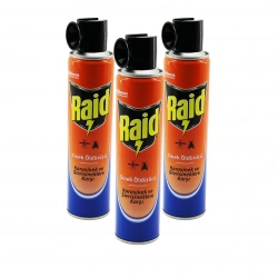 RAİD ( SPREY= KLASİK ) KARASİNEK & SİVRİSİNEK ÖLDÜRÜCÜ & SAVAR İLAÇ ( LACİVERT ŞİŞE ) ( 300ML )*12X4