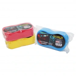 AFİLLİ KOD-014 OTO YIKAMA TEMİZLİK SÜNGERİ ( RENKLİ )*81X1