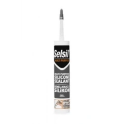 SELSİL-2529 ( SİYAH ) ÜNİVERSAL SİLİKON 280 GR*25=K