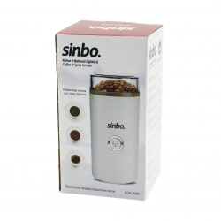 SİNBO SCM-2980 KAHVE & BAHARAT ÖĞÜTÜCÜ MAKİNE ( 2 BIÇAKLI ÇELİK ÖĞÜTME HAZNESİ ) (70GR ÖĞÜTME) (AC MOTOR=180W)*6