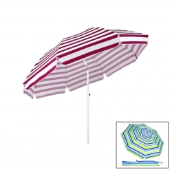 SKYBELT SKY-111 (200CM SAPLI) (ÇAP: 180CM) (DÜZ RENKLİ) PLAJ ŞEMSİYESİ (OMUZ ASKI ÇANTALI) (8 TELLİ) (POLYESTER KUMAŞ)*12=K