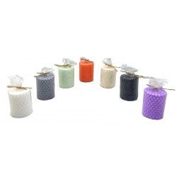 TAKOZ-007 ( KABARCIK DESENLİ ) ( SİLİNDİR KOKULU ) ( KÖPÜK ) MUM*28=K