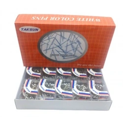 GLASS PINS K-0279 ( 50PCS ) ( BEYAZ ) ( PLS.KUTULU ) ( MİNİ ) BAŞÖRTÜ İĞNESİ*20X50