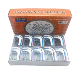 GLASS PINS K-0248 ( 50PCS )( SİYAH ) ( PLS.KUTULU ) ( MİNİ ) BAŞÖRTÜ İĞNESİ*20X50