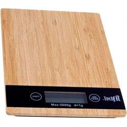 TECHFİT TF-1007 DİJİTAL BAMBU MUTFAK TERAZİ TARTI ( 5KG )*24