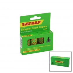 TİBTRAP ( 4PCS ) ( KAPSÜL ) SİNEK YAPIŞKANI ( SİNEK & GÜVE & S.SİNEK & UÇAN TÜM HAŞERELER ) ( İÇ VE DIŞ MEKAN KULLANIM )*22X12