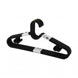 PİHOME Pİ-528 ( 10PCS ) ( SİYAH ) ( 2A SLİM ) ( PLASTİK ) ELBİSE ASKISI*36