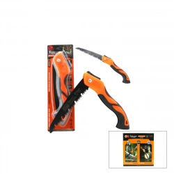 TOKYO TKY-3498 ( KATLANIR) ( KURT DİŞİ ) ( 7 ) BUDAMA TESTERESİ ( KİLİTLİ ) (TESTERE:18CM+KAUÇUK KAPLAMALI PLS.SAP:20CM=39CM)*12X5