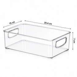 URVE UR-3567 ( 25.4X15X7CM ) ( ŞEFFAF ) ( DÜZENLEYİCİ ) PLASTİK MİKA MODÜLER ÇOK AMAÇLI ORGANİZER*12=K