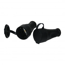 PERA WT KP-1161 ( KAUÇUK ) ( DİŞİ ) TOPRAKLI FİŞ ( 1X16A ) ( KAUCUK )*30X1