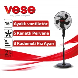 VESE VNT-004 16 İNÇ VANTİLATÖR*1