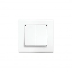 VİKO ( 9140 0002 ) LİNNERA S KOMÜTATÖR ( BEYAZ ) ( ÇERÇEVELİ )*15X10