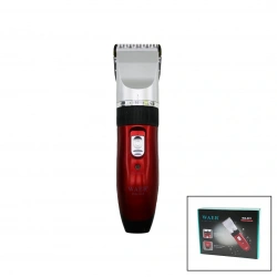 WAER WA-001 SAÇ SAKAL KESME TRAŞ MAKİNESİ (ÇİFT BATARYA) (FİŞ ŞARJLI) (KESİM AYARLI BIÇAK=0.8--2.0MM) (R.KROM KAPLI GÖVDE)*40