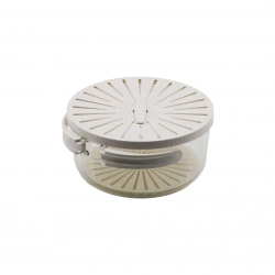 WENKEN UR-3505 ( 2İN1 ) ( SAKLAMA KABI & SÜZGEÇ ) ( KATLANIR KULPLU ) ( 2.5LT ) ( MİKA KRİSTAL KAP & PLASTİK KAPAK )*12=K