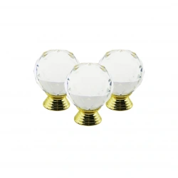 YAKUT-11977 ( BÜYÜK BOY ) ( KRİSTAL TOP ) ÇEKMECE KULP*100X1