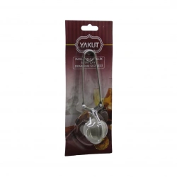 YAKUT-12314 ( MAŞALI ) ( TEL METAL ) BİTKİ ÇAY DEMLEME SÜZGEÇ ( PASLANMAZ ÇELİK ) ( ÇAP: 5CM )*288