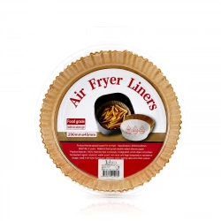 İBİCO İ22-462 ( 50PCS ) ( YUVARLAK TABAN: 20CM & KENAR: 4.5CM ) AİR FRYER PİŞİRME KALIP ( KAĞIT )*100