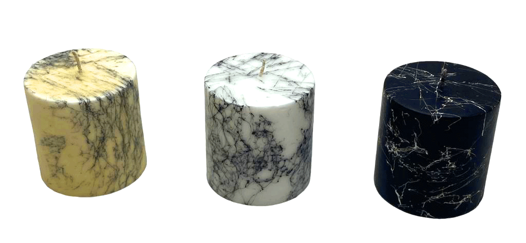 TAKOZ-010 ( 10X10 ÇAPLI ) ( MERMER DESENLİ ) ( KÖPÜK ) MUM*12=K