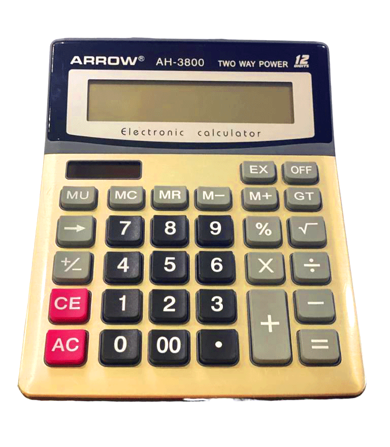 ARROW AH-3800 ( 12 HANELİ ) HESAP MAKİNESİ*90