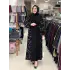 JUKİ KELEBEK DETAYLI ABAYA SİYAH
