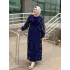 JUKİ KELEBEK DETAYLI ABAYA LACİVERT