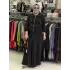 BELEN PARLAK ETEKLİ TAKIM SİYAH