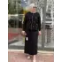 DEFRİNA ÇITÇIT DTYL. ETEKLİ TAKIM SİYAH