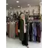 DEFRİNA MALANJLI UZUN YELEK HAKİ