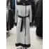 DERİN STORE BEYAZ TÜYLÜ CEKET SİYAH