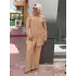 DERİNSTORE ÖNÜ TAŞLI TUNİK PANTOLONLU TAKIM Camel