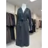 GAYE EKOSE DESENLİ CEKET SİYAH