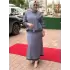 GAZE BROŞLU ETEKLİ TAKIM İNDİGO