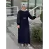 GAZE ŞIK ELBİSE LACİVERT