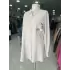 GAZE TEK CEPLİ TAŞ İŞLEMELİ GÖMLEK Taş