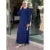 juki aden elbise İNDİGO