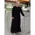 JUKİ JUKİ TÜLLÜ ABAYA SİYAH