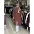 JUKİ UZUN TUNİK GÖMLEK KAHVERENGİ
