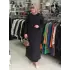 SELAM GİYİM MODALİN ETEKLİ TAKIM SİYAH