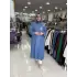 SELAM GİYİM UZUN TAŞLI TUNİK KOYU MAVİ