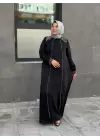 11366-CEREZ TAŞLI ELBİSE TABA