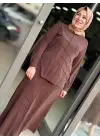 MEVAPLUS İPEKSİ MODAL TAKIM KAHVERENGİ