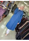 SELAM SOLO TENCEL TUNİK MAVİ