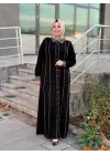 ÇERES DUBAİ ELBİSE SİYAH