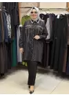 COTON TAŞLI TUNİK SİYAH