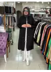 DEFRİNA B. BEDEN ÇITÇIT DTYL. TUNİK CEKET SİYAH